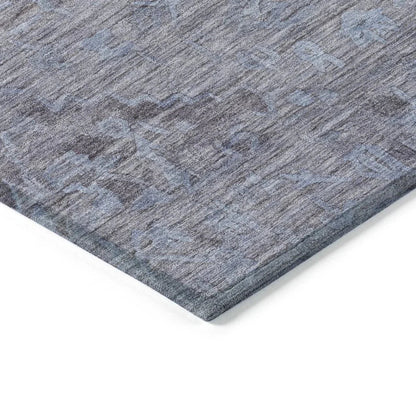Malia Blue Washable Indoor-Outdoor Rug-Outdoor Rugs-LOOMLAN Rugs-LOOMLAN