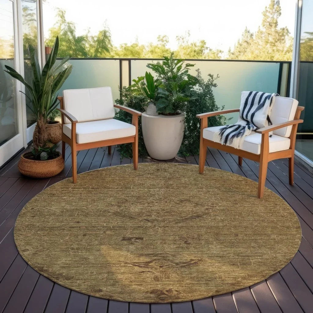 Malia Brown Washable Indoor-Outdoor Rug-Outdoor Rugs-LOOMLAN Rugs-LOOMLAN