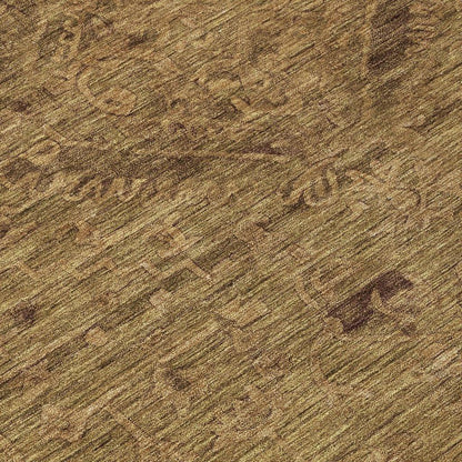 Malia Brown Washable Indoor-Outdoor Rug-Outdoor Rugs-LOOMLAN Rugs-LOOMLAN