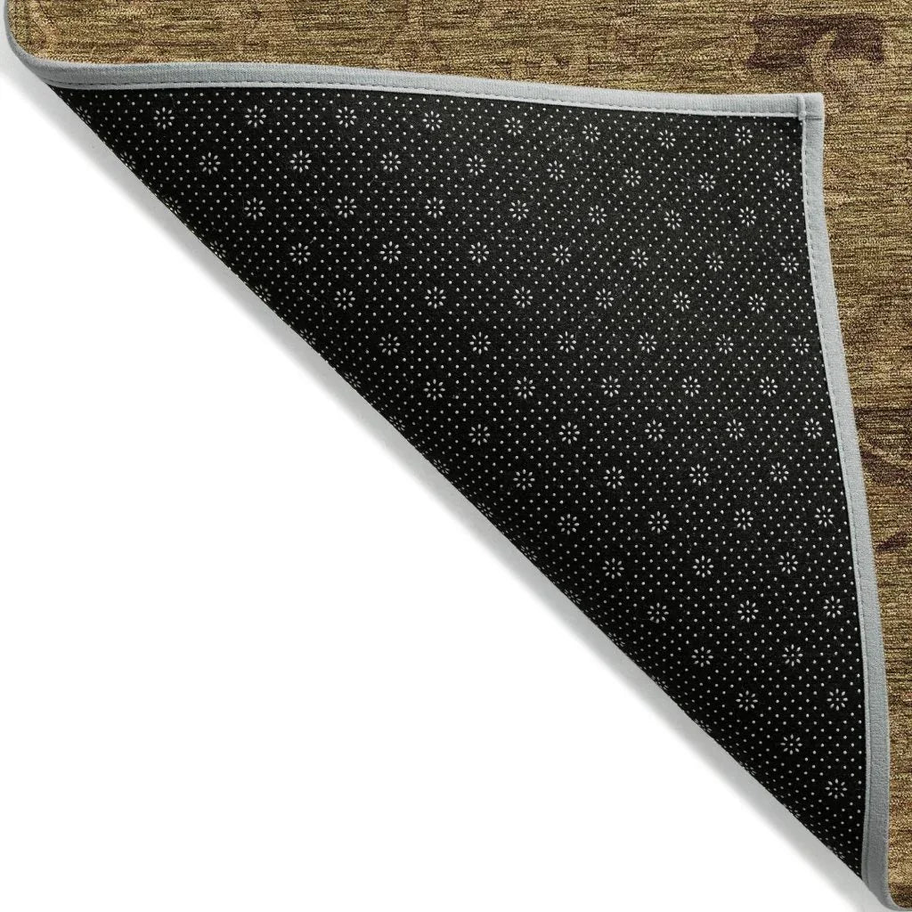 Malia Brown Washable Indoor-Outdoor Rug-Outdoor Rugs-LOOMLAN Rugs-LOOMLAN