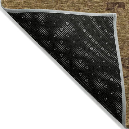 Malia Brown Washable Indoor-Outdoor Rug-Outdoor Rugs-LOOMLAN Rugs-LOOMLAN