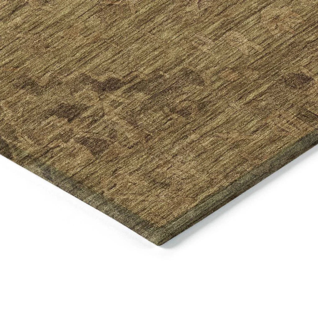 Malia Brown Washable Indoor-Outdoor Rug-Outdoor Rugs-LOOMLAN Rugs-LOOMLAN