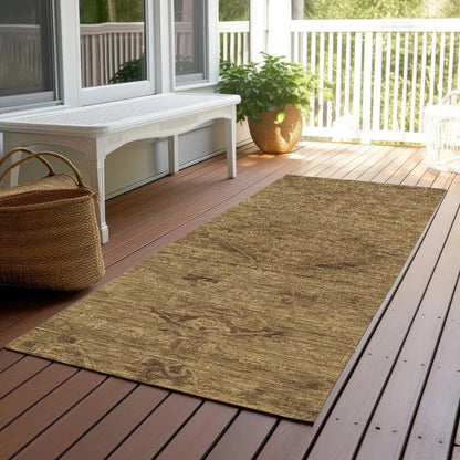 Malia Brown Washable Indoor-Outdoor Rug-Outdoor Rugs-LOOMLAN Rugs-LOOMLAN
