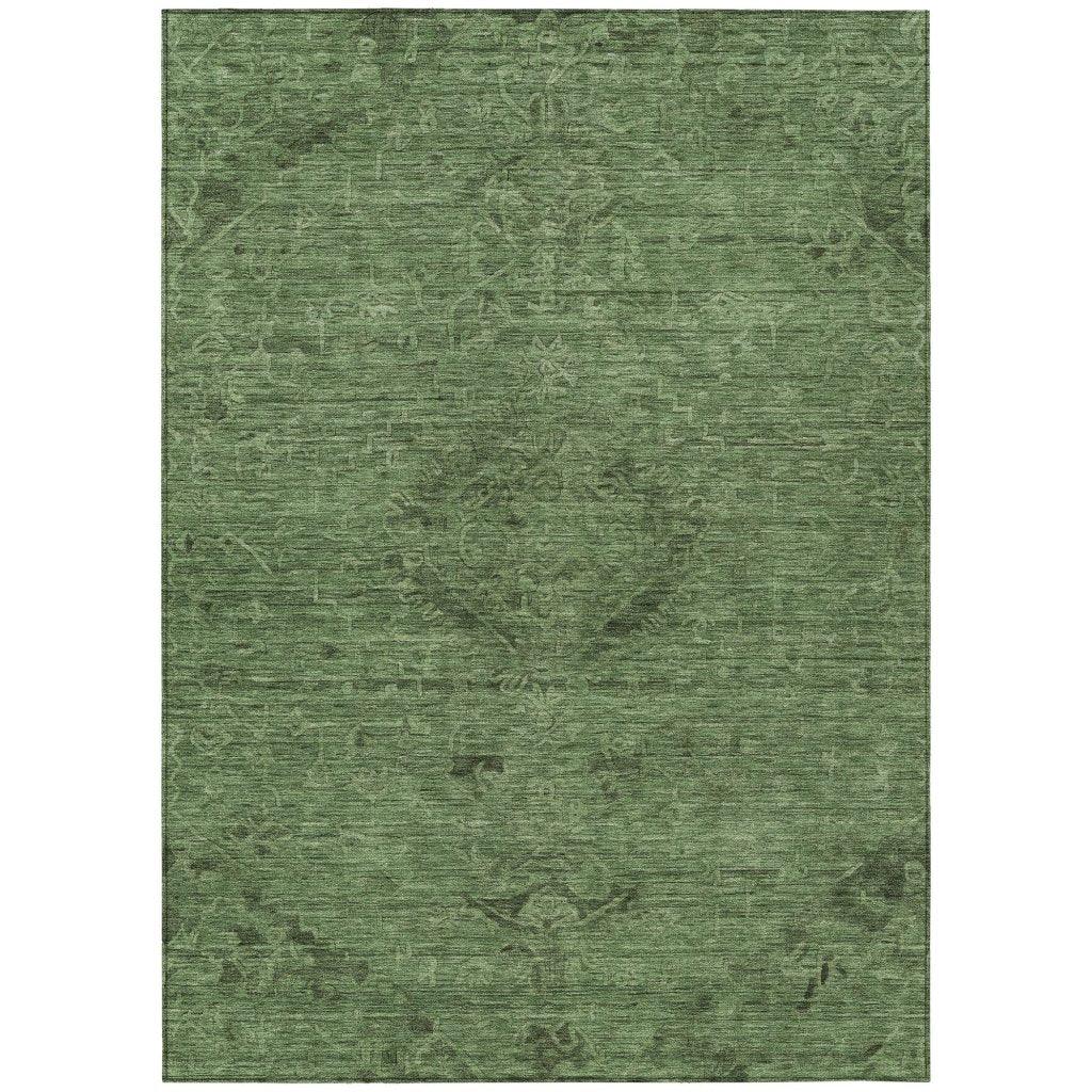 Malia Fern Washable Indoor-Outdoor Rug-Outdoor Rugs-LOOMLAN Rugs-2'6" x 3'10"-LOOMLAN
