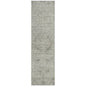 Malia Gray Washable Indoor-Outdoor Rug-Outdoor Rugs-LOOMLAN Rugs-2'3" x 7'6"-LOOMLAN