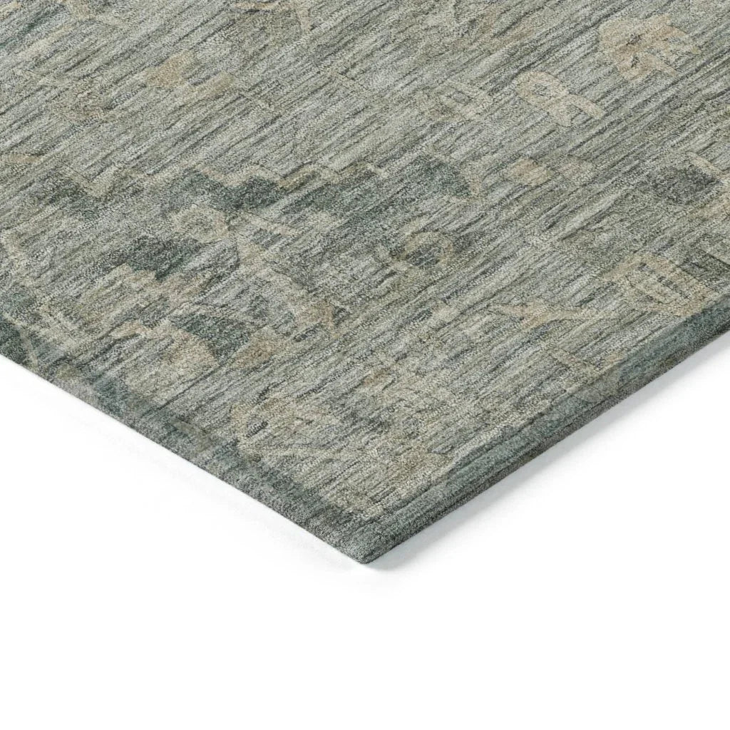Malia Green Washable Indoor-Outdoor Rug-Outdoor Rugs-LOOMLAN Rugs-LOOMLAN