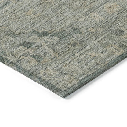 Malia Green Washable Indoor-Outdoor Rug-Outdoor Rugs-LOOMLAN Rugs-LOOMLAN