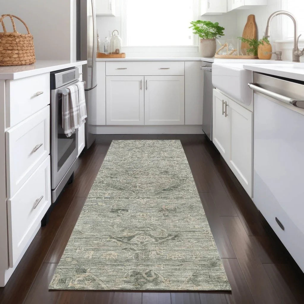 Malia Green Washable Indoor-Outdoor Rug-Outdoor Rugs-LOOMLAN Rugs-LOOMLAN