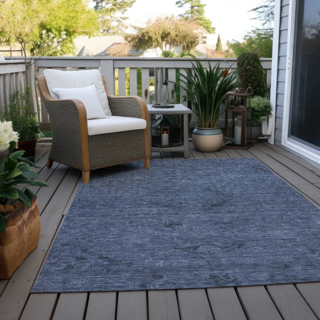 Malia Navy Washable Indoor-Outdoor Rug-Outdoor Rugs-LOOMLAN Rugs-LOOMLAN