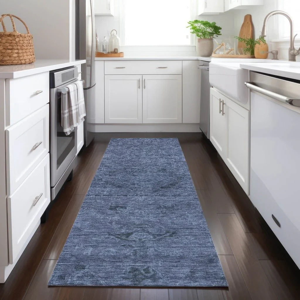 Malia Navy Washable Indoor-Outdoor Rug-Outdoor Rugs-LOOMLAN Rugs-LOOMLAN