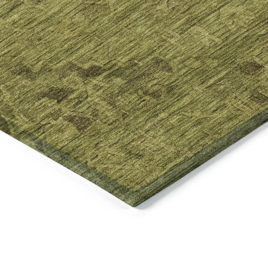 Malia Olive Washable Indoor-Outdoor Rug-Outdoor Rugs-LOOMLAN Rugs-LOOMLAN