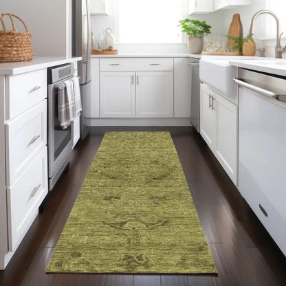 Malia Olive Washable Indoor-Outdoor Rug-Outdoor Rugs-LOOMLAN Rugs-LOOMLAN