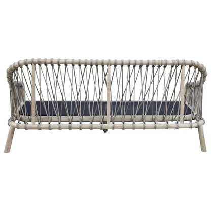 Malibu Wood Framed Patio Sofa - LOOMLAN - Artesia - Outdoor Sofas & Loveseats