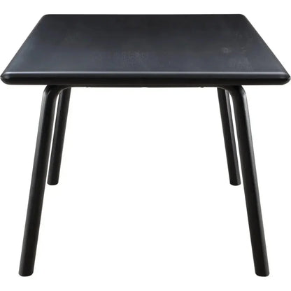 MalibuSolid Wood Black Dining Table Seats 6-Dining Tables-Moe's Home-LOOMLAN