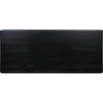 MalibuSolid Wood Black Dining Table Seats 6-Dining Tables-Moe's Home-LOOMLAN