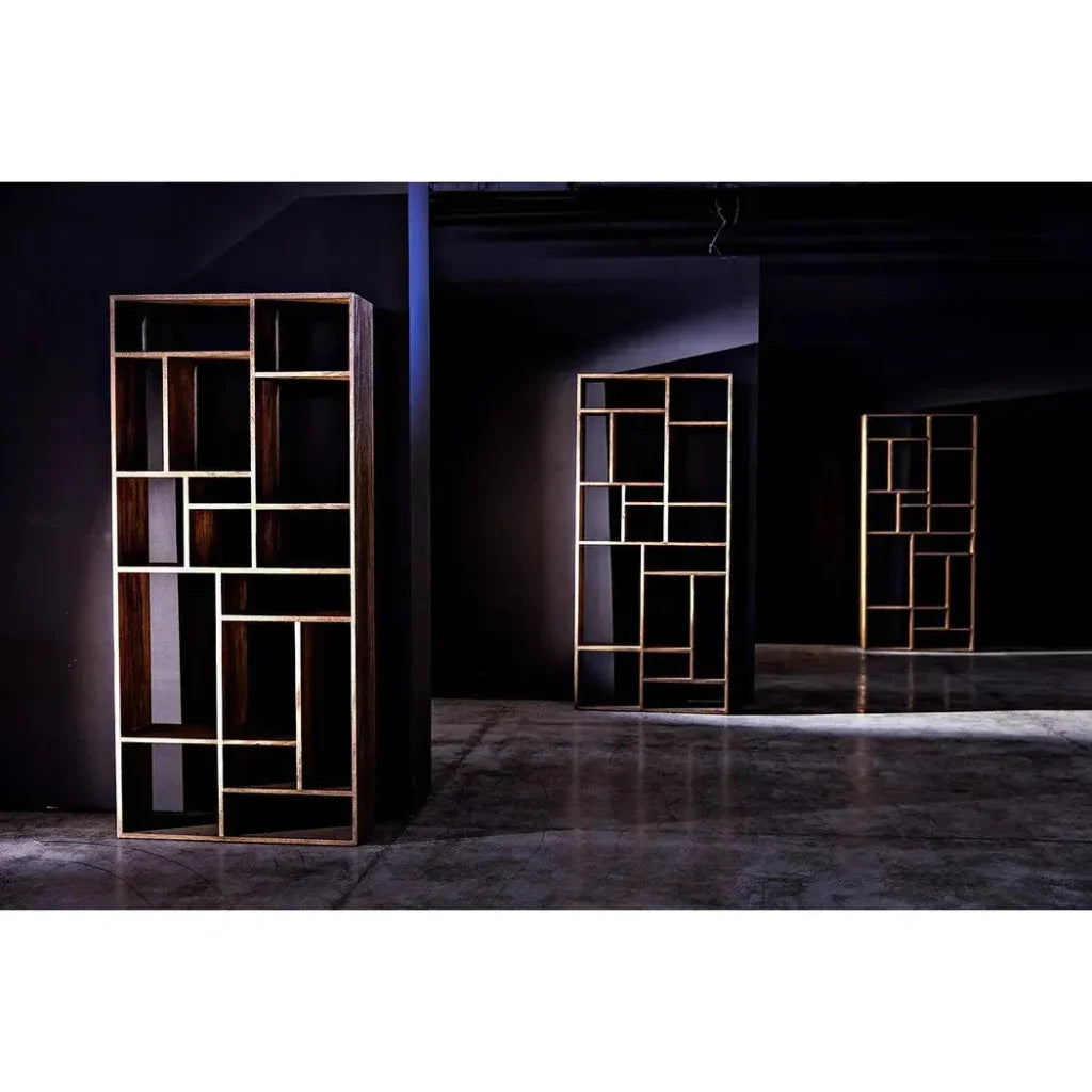 Malic Natural Wood Vertical Shelf-Etageres-Noir-LOOMLAN