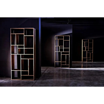 Malic Natural Wood Vertical Shelf-Etageres-Noir-LOOMLAN