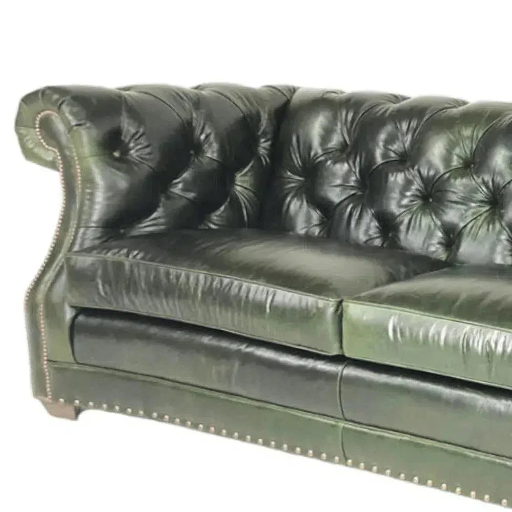 Mallard Made America Leather Sofa - Custom Benchmade - LOOMLAN - Uptown Sebastian - Sofas & Loveseats