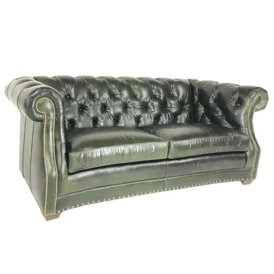 Mallard Made America Leather Sofa - Custom Benchmade - LOOMLAN - Uptown Sebastian - Sofas & Loveseats