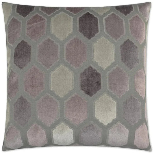 Mallorca Mulberry Grey Throw Pillow Insert - LOOMLAN - D.V. Kap - Throw Pillows