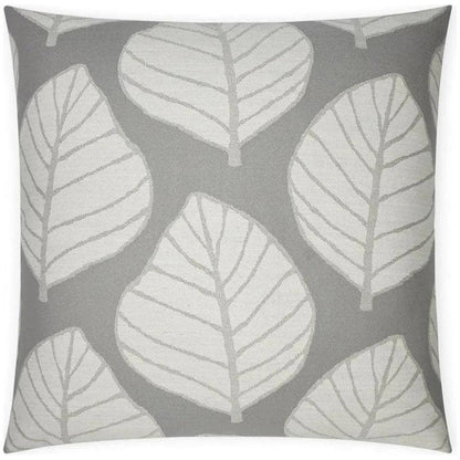 Mamie Floral Grey Large Throw Pillow Insert - LOOMLAN - D.V. Kap - Throw Pillows