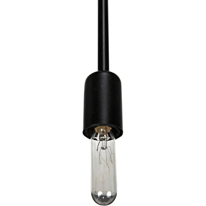 Mancini Chandelier, Black Steel - LOOMLAN - Noir - Chandeliers