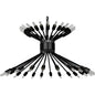 Mancini Chandelier, Black Steel - LOOMLAN - Noir - Chandeliers