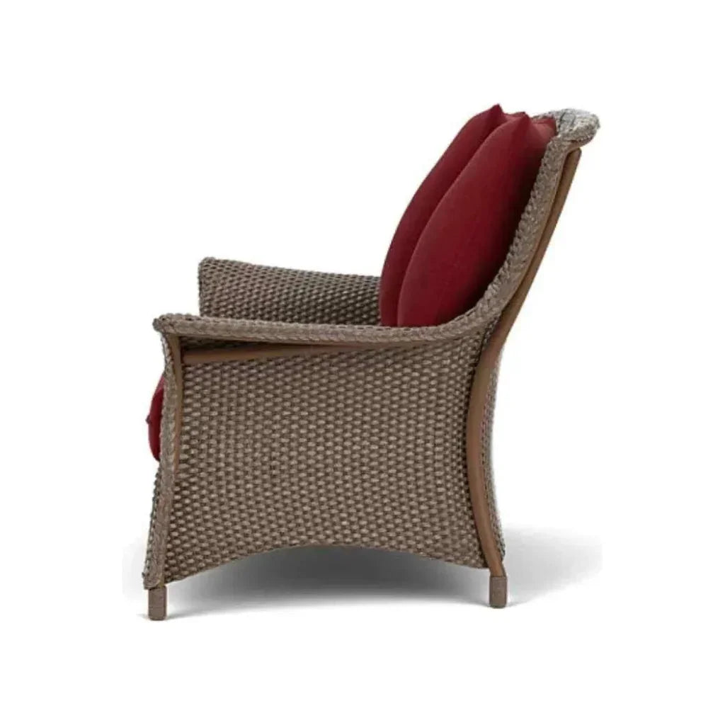 Mandalay Chair & a Half Premium Wicker Furniture-Outdoor Lounge Chairs-Lloyd Flanders-LOOMLAN