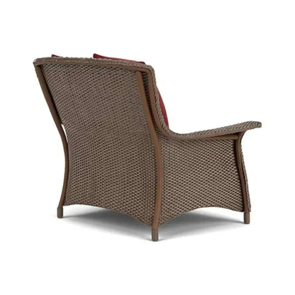 Mandalay Chair & a Half Premium Wicker Furniture-Outdoor Lounge Chairs-Lloyd Flanders-LOOMLAN