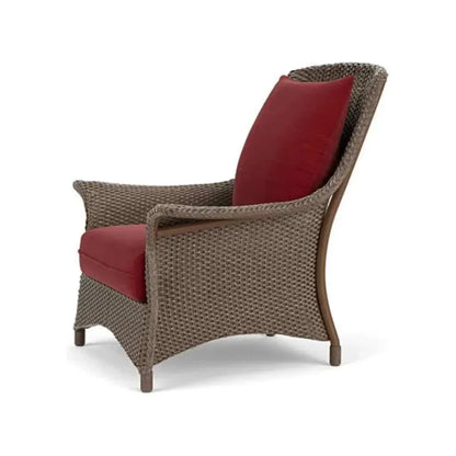 Mandalay Lounge Chair Premium Wicker Furniture-Outdoor Lounge Chairs-Lloyd Flanders-LOOMLAN