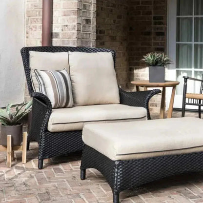 Mandalay Loveseat Premium Wicker Furniture - LOOMLAN - Lloyd Flanders - Outdoor Sofas & Loveseats
