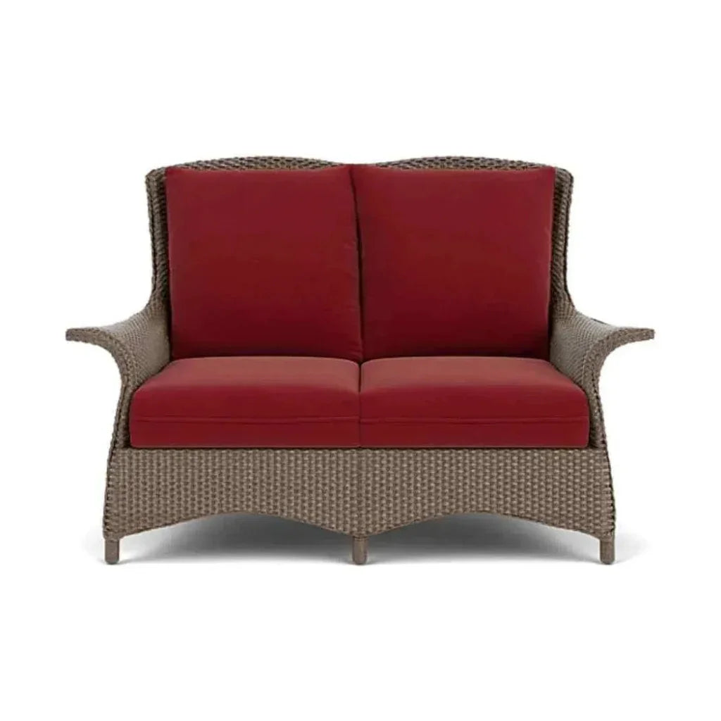 Mandalay Loveseat Premium Wicker Furniture - LOOMLAN - Lloyd Flanders - Outdoor Sofas & Loveseats