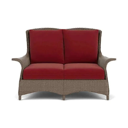 Mandalay Loveseat Premium Wicker Furniture - LOOMLAN - Lloyd Flanders - Outdoor Sofas & Loveseats