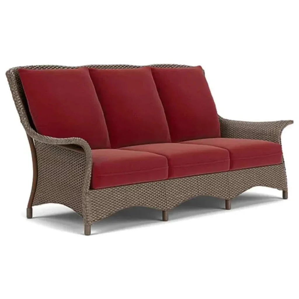 Mandalay Sofa Premium Wicker Furniture Lloyd Flanders - LOOMLAN - Lloyd Flanders - Outdoor Sofas & Loveseats