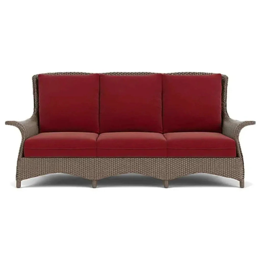 Mandalay Sofa Premium Wicker Furniture Lloyd Flanders - LOOMLAN - Lloyd Flanders - Outdoor Sofas & Loveseats