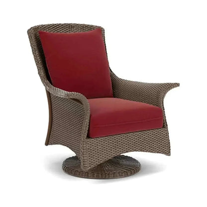 Mandalay Swivel Rocker Lounge Chair-Outdoor Lounge Chairs-Lloyd Flanders-LOOMLAN