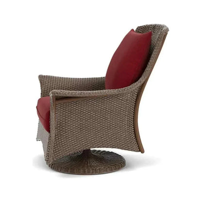 Mandalay Swivel Rocker Lounge Chair-Outdoor Lounge Chairs-Lloyd Flanders-LOOMLAN