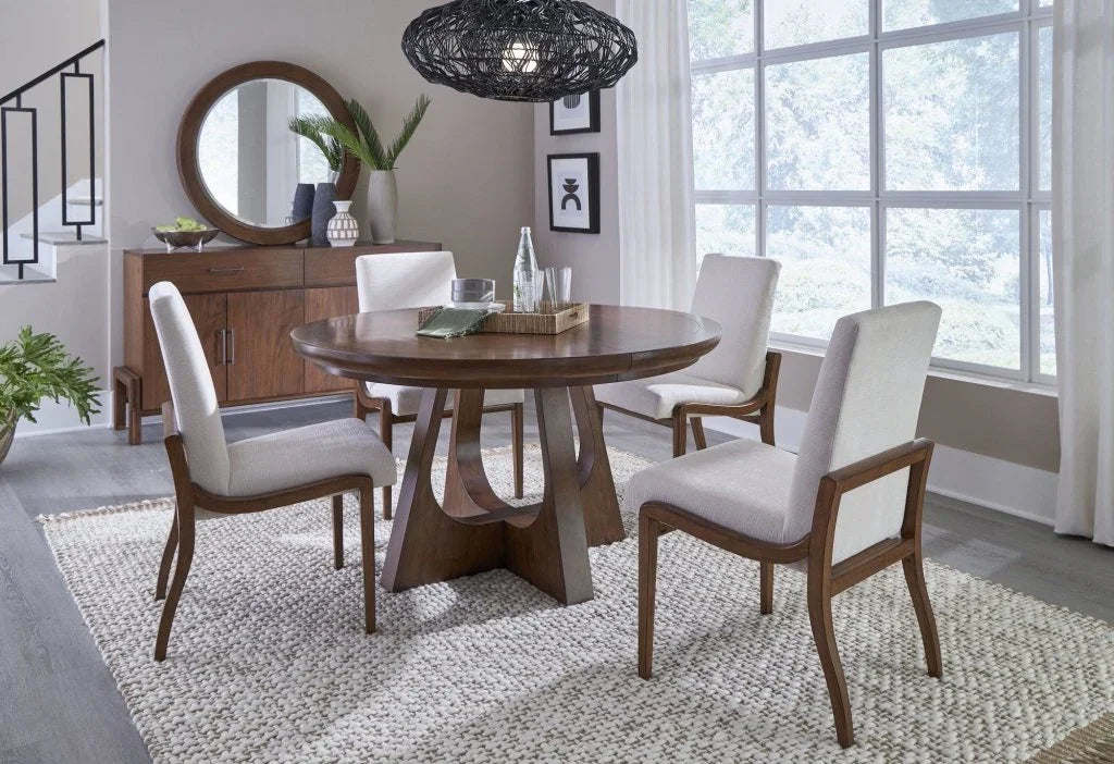 Manhattan Fabric Armless Side Chair - LOOMLAN - Palmetto Home - Dining Chairs