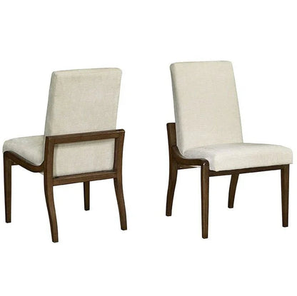 Manhattan Fabric Armless Side Chair - LOOMLAN - Palmetto Home - Dining Chairs