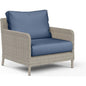 Manhattan Sunbrella Outdoor Club Chair-Outdoor Accent Chairs-Sunset West-Spectrum Indigo-LOOMLAN