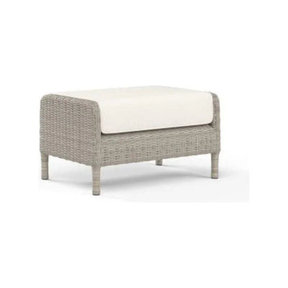 Manhattan Sunbrella Outdoor Ottoman-Outdoor Ottomans-Sunset West-LOOMLAN