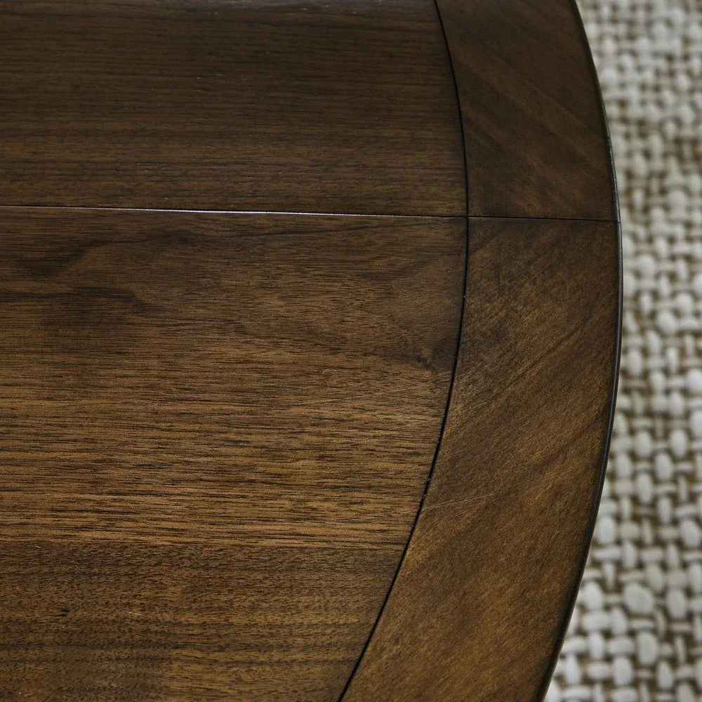 Manhattan Wooden Round Dining Table-Dining Tables-Palmetto Home-LOOMLAN