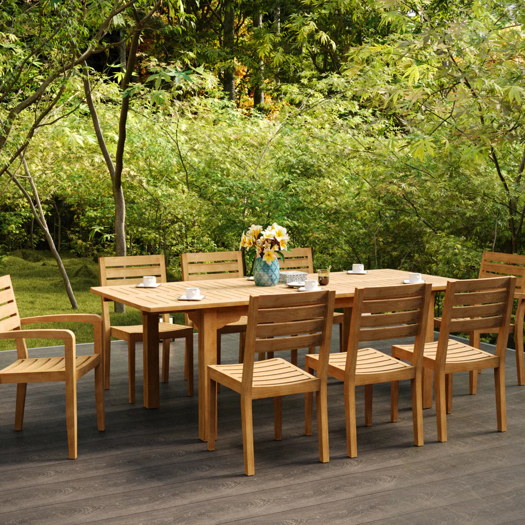 Manorhouse Rectangular Extandable Outdoor Dining Table