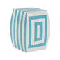 Mantis Handpainted Blue Outdoor Stool-Garden Stools-Chelsea House-LOOMLAN