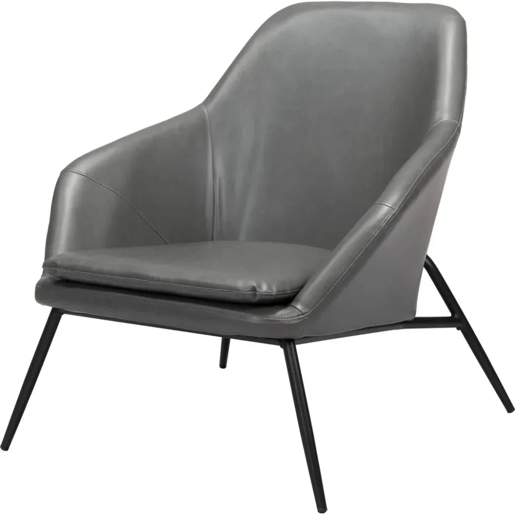 Manuel Accent Chair Gray - LOOMLAN - Zuo Modern - Accent Chairs