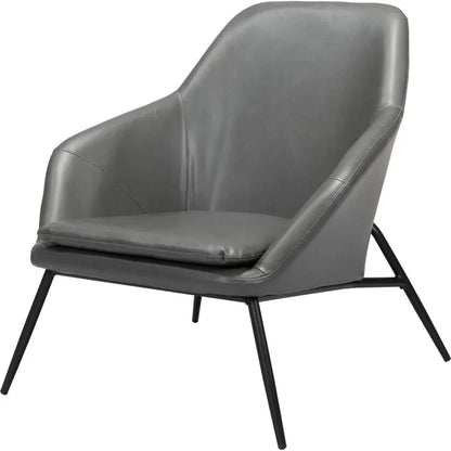 Manuel Accent Chair Gray - LOOMLAN - Zuo Modern - Accent Chairs