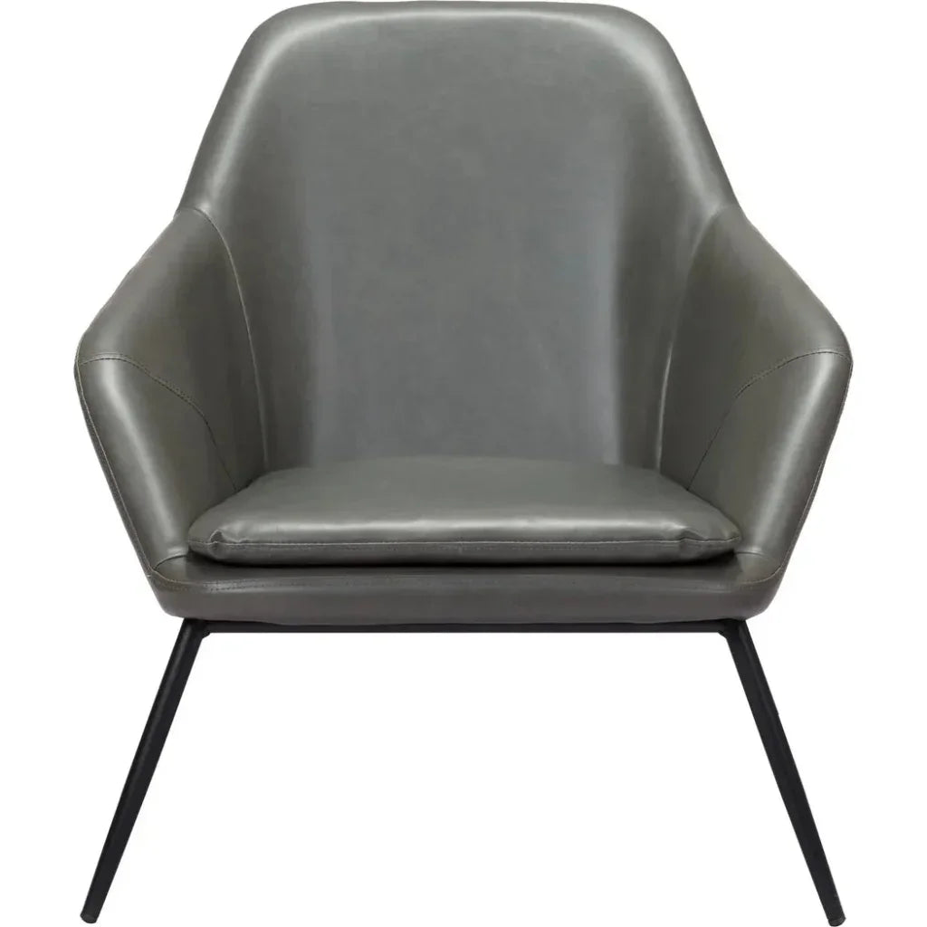 Manuel Accent Chair Gray - LOOMLAN - Zuo Modern - Accent Chairs
