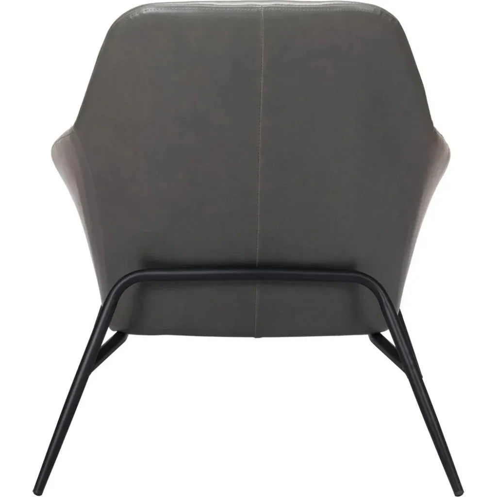Manuel Accent Chair Gray - LOOMLAN - Zuo Modern - Accent Chairs