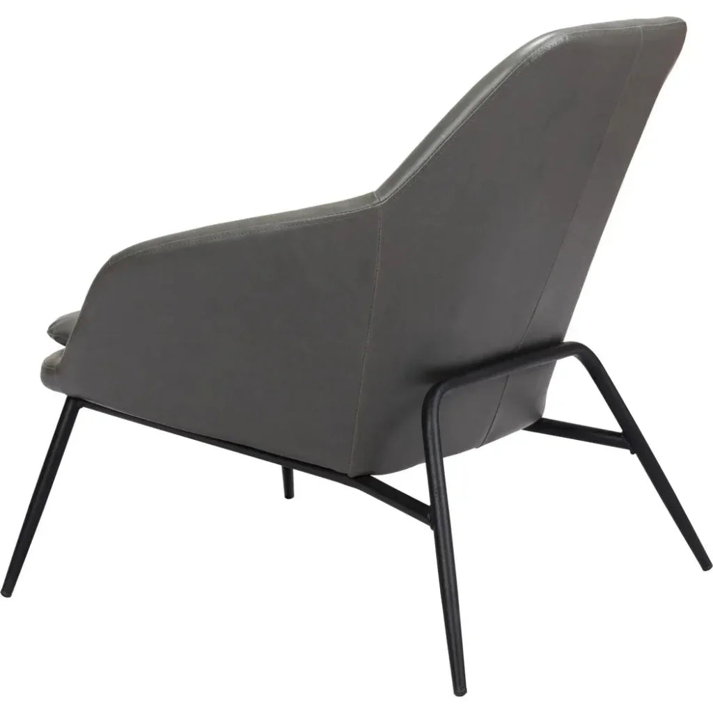 Manuel Accent Chair Gray - LOOMLAN - Zuo Modern - Accent Chairs