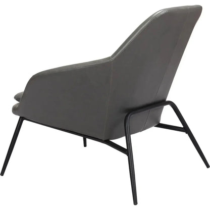 Manuel Accent Chair Gray - LOOMLAN - Zuo Modern - Accent Chairs